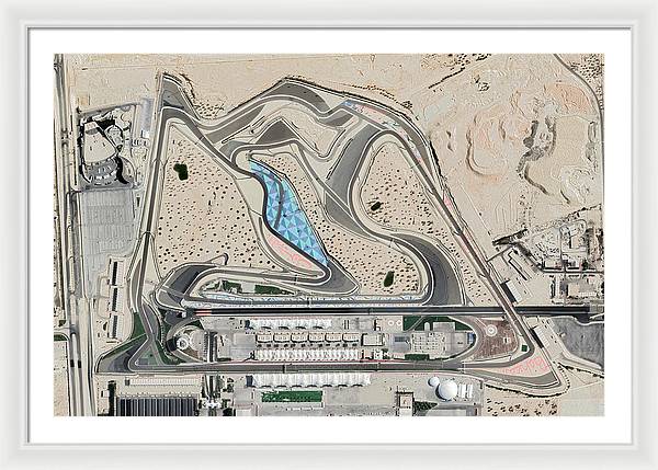 Bahrain International Circuit - Framed Print