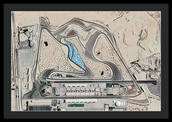 Bahrain International Circuit - Framed Print