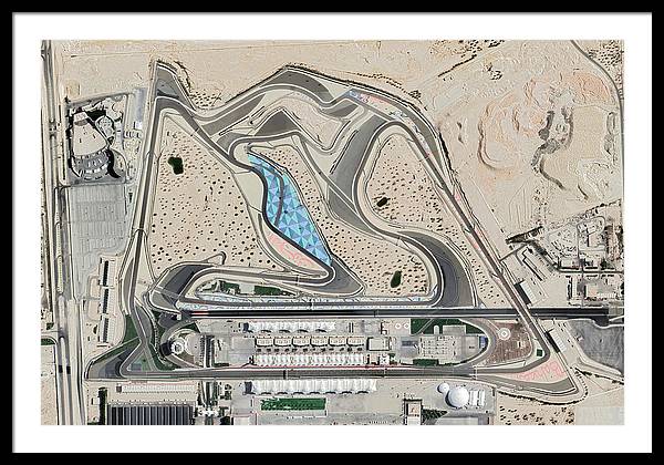 Bahrain International Circuit - Framed Print