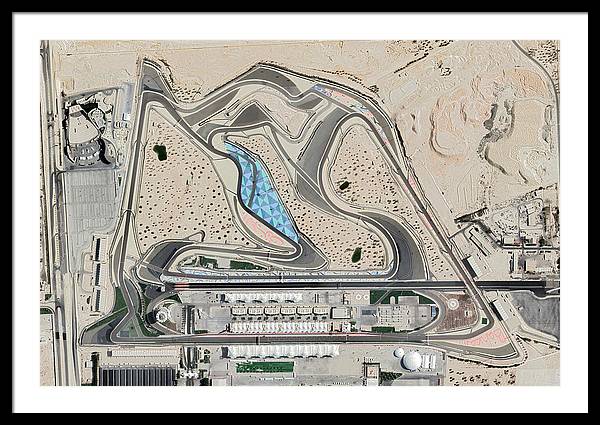 Bahrain International Circuit - Framed Print