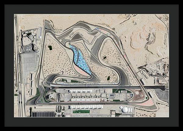 Bahrain International Circuit - Framed Print