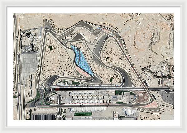 Bahrain International Circuit - Framed Print