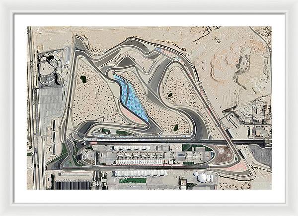 Bahrain International Circuit - Framed Print