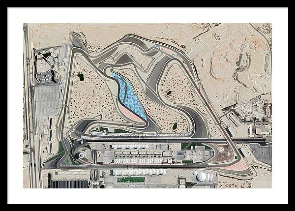 Bahrain International Circuit - Framed Print