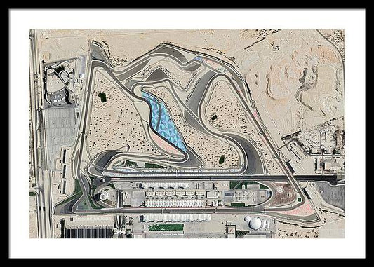 Bahrain International Circuit - Framed Print