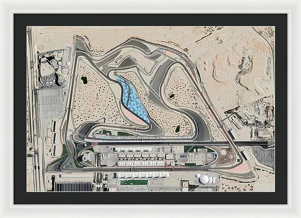 Bahrain International Circuit - Framed Print