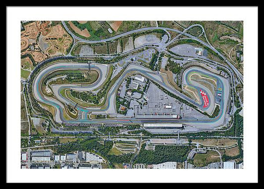 Circuit de Barcelona-Catalunya - Framed Print