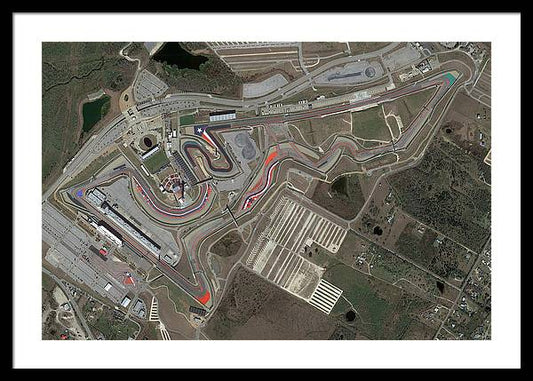 Circuit of The Americas - Framed Print