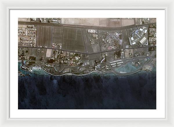 Jeddah Corniche Circuit - Framed Print