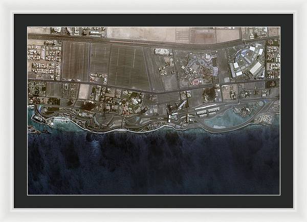 Jeddah Corniche Circuit - Framed Print
