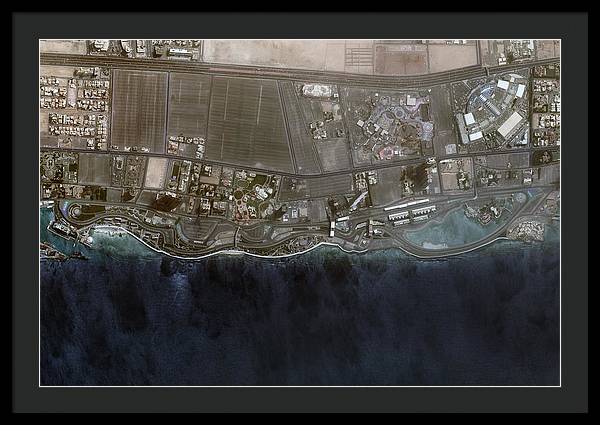 Jeddah Corniche Circuit - Framed Print