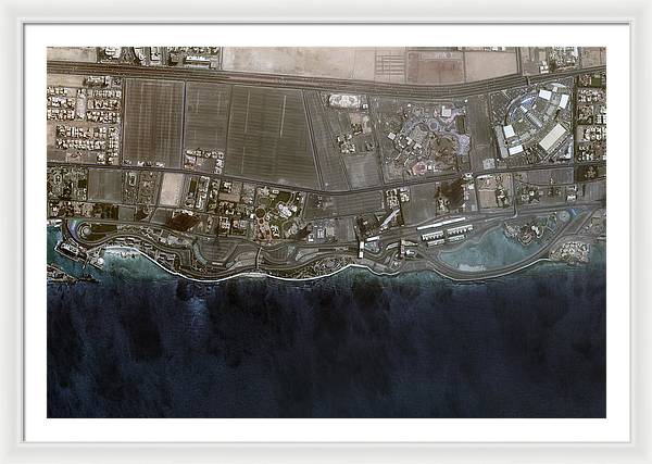 Jeddah Corniche Circuit - Framed Print