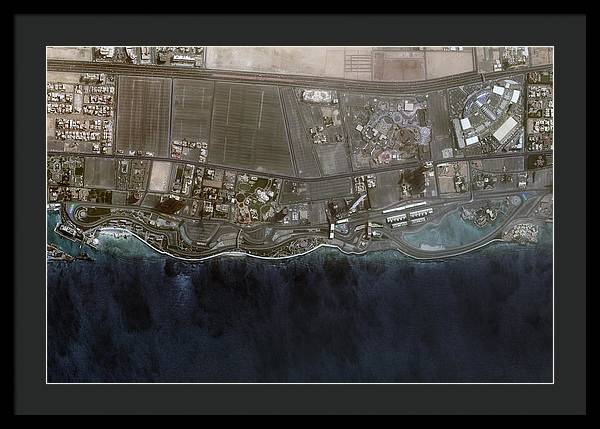 Jeddah Corniche Circuit - Framed Print