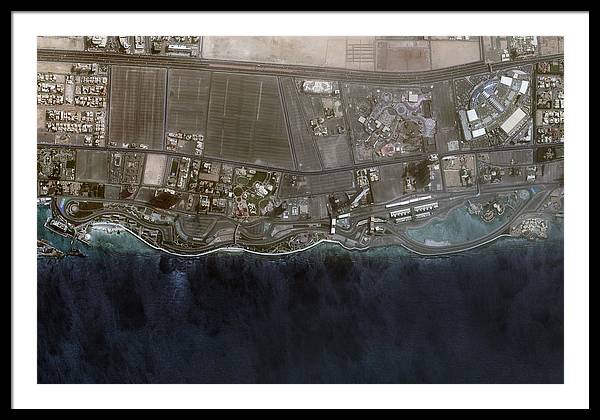 Jeddah Corniche Circuit - Framed Print