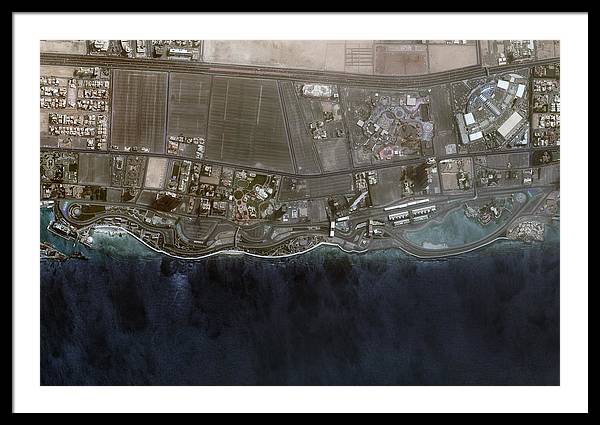 Jeddah Corniche Circuit - Framed Print