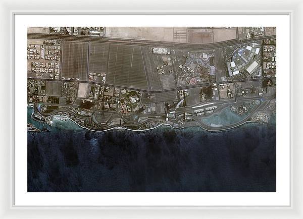 Jeddah Corniche Circuit - Framed Print