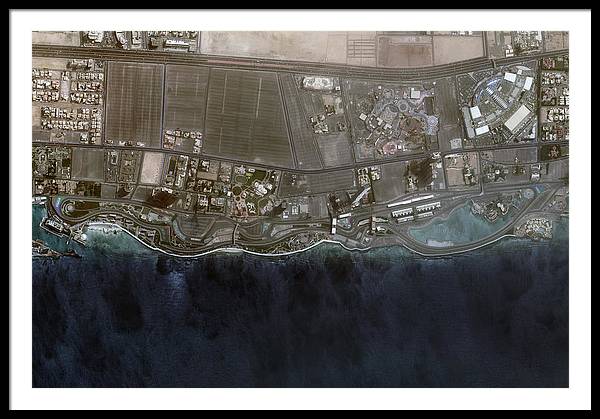 Jeddah Corniche Circuit - Framed Print