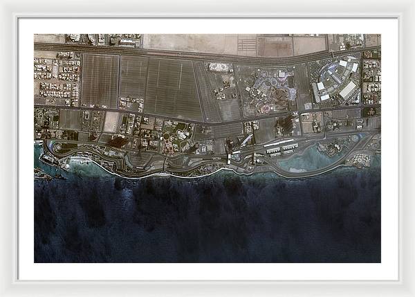 Jeddah Corniche Circuit - Framed Print