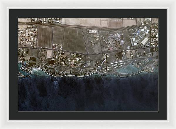 Jeddah Corniche Circuit - Framed Print