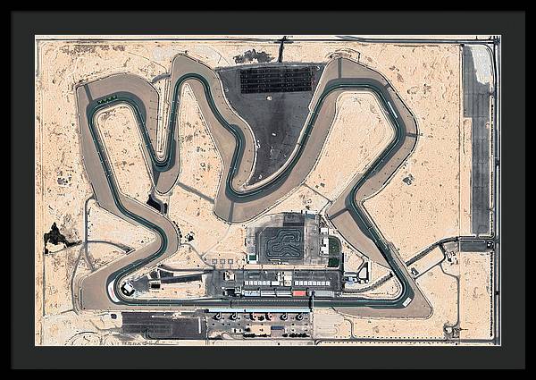 Lusail International Circuit - Framed Print