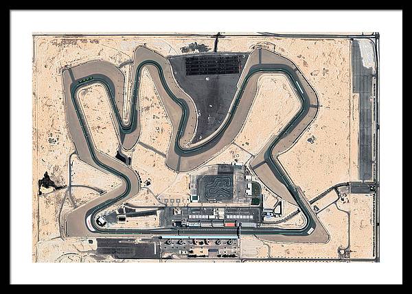 Lusail International Circuit - Framed Print