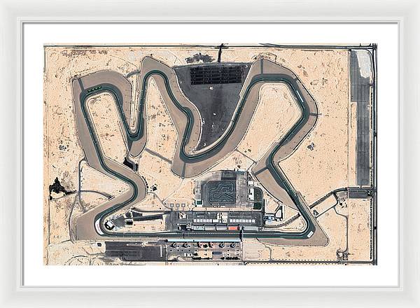 Lusail International Circuit - Framed Print