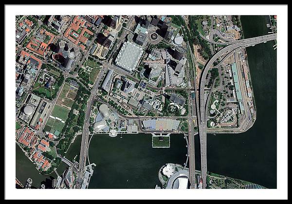 Marina Bay Street Circuit - Framed Print