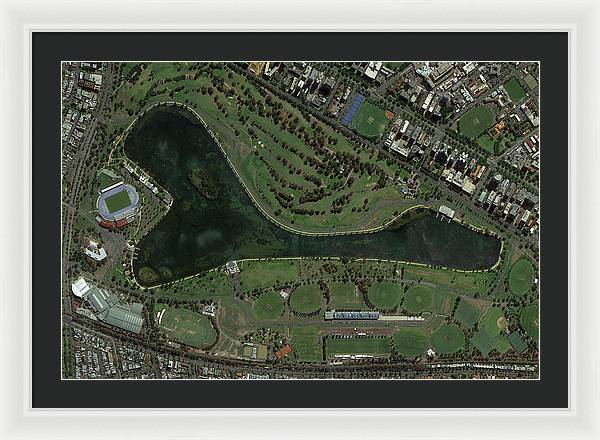 Melbourne Grand Prix Circuit - Framed Print