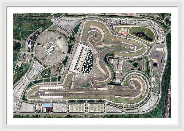 Shanghai International Circuit - Framed Print