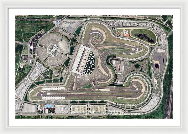 Shanghai International Circuit - Framed Print