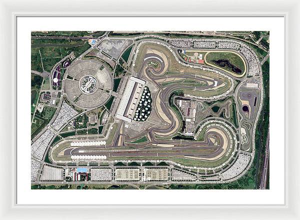 Shanghai International Circuit - Framed Print