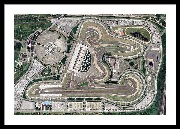 Shanghai International Circuit - Framed Print