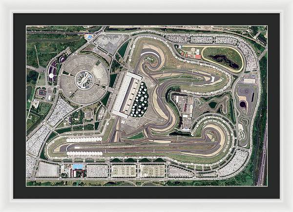 Shanghai International Circuit - Framed Print