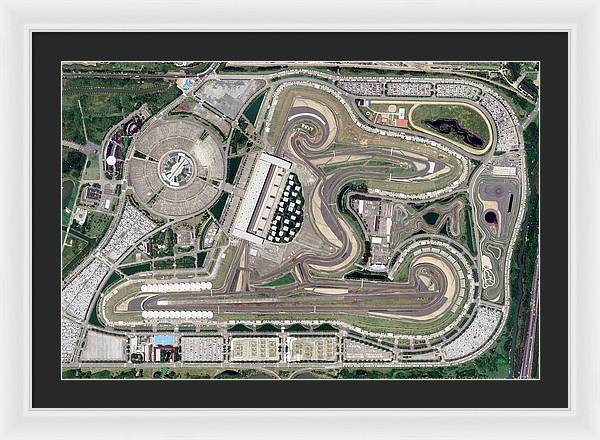 Shanghai International Circuit - Framed Print