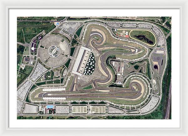 Shanghai International Circuit - Framed Print