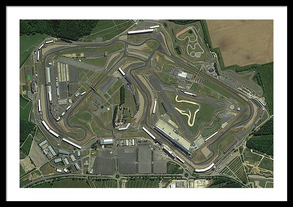 Silverstone Circuit - Framed Print