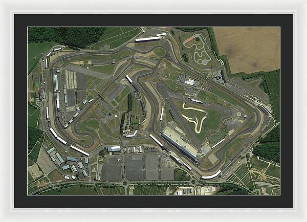 Silverstone Circuit - Framed Print