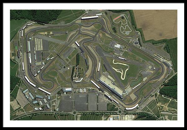 Silverstone Circuit - Framed Print