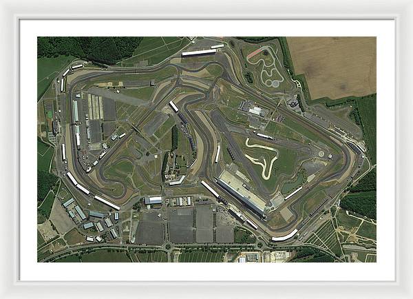 Silverstone Circuit - Framed Print