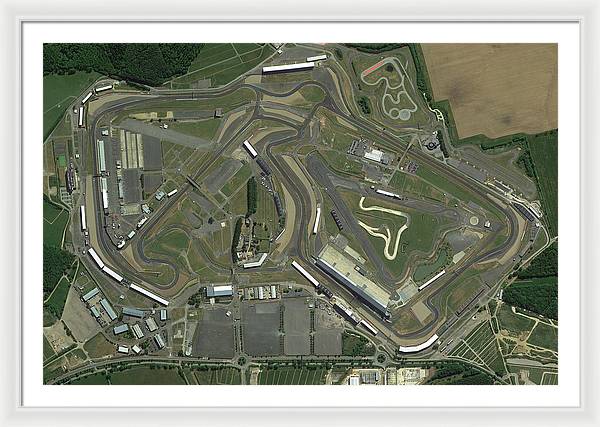 Silverstone Circuit - Framed Print