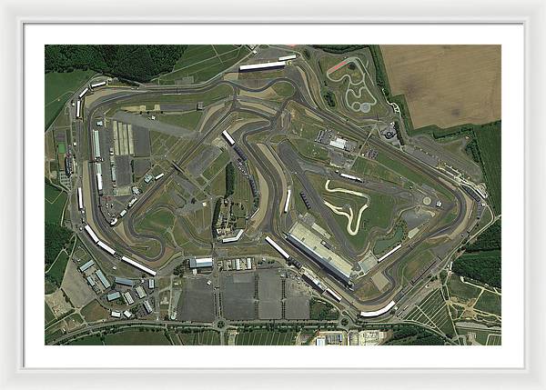 Silverstone Circuit - Framed Print