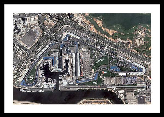 Yas Marina Circuit - Framed Print